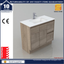 2016 New Popular MDF Melamine Bathroom Vanity for Hotel Design